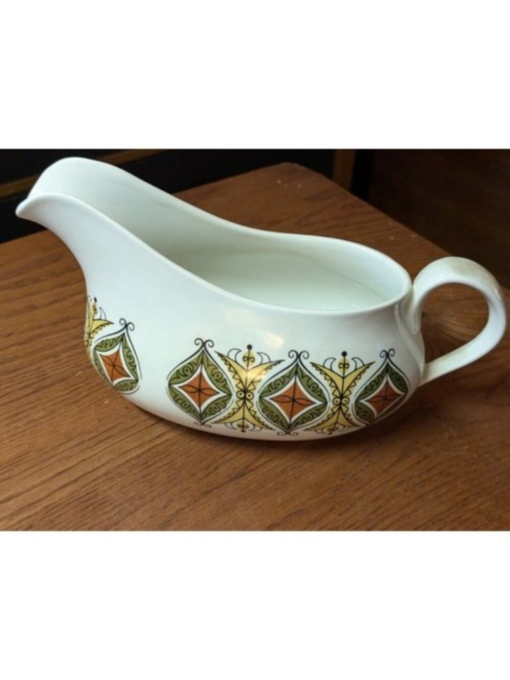 Salem International Iron Stone Gravy Boat England